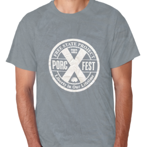 Light Gray PorcFest X T-Shirt