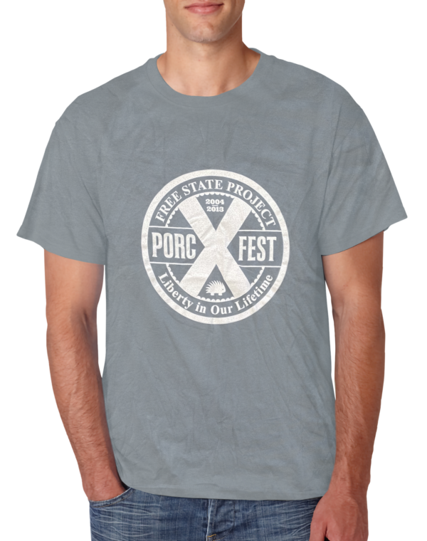 Light Gray PorcFest X T-Shirt