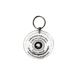 Free State Project Magic Coin Keychain