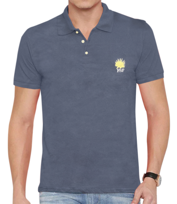 Free State Project Dark Gray Polo